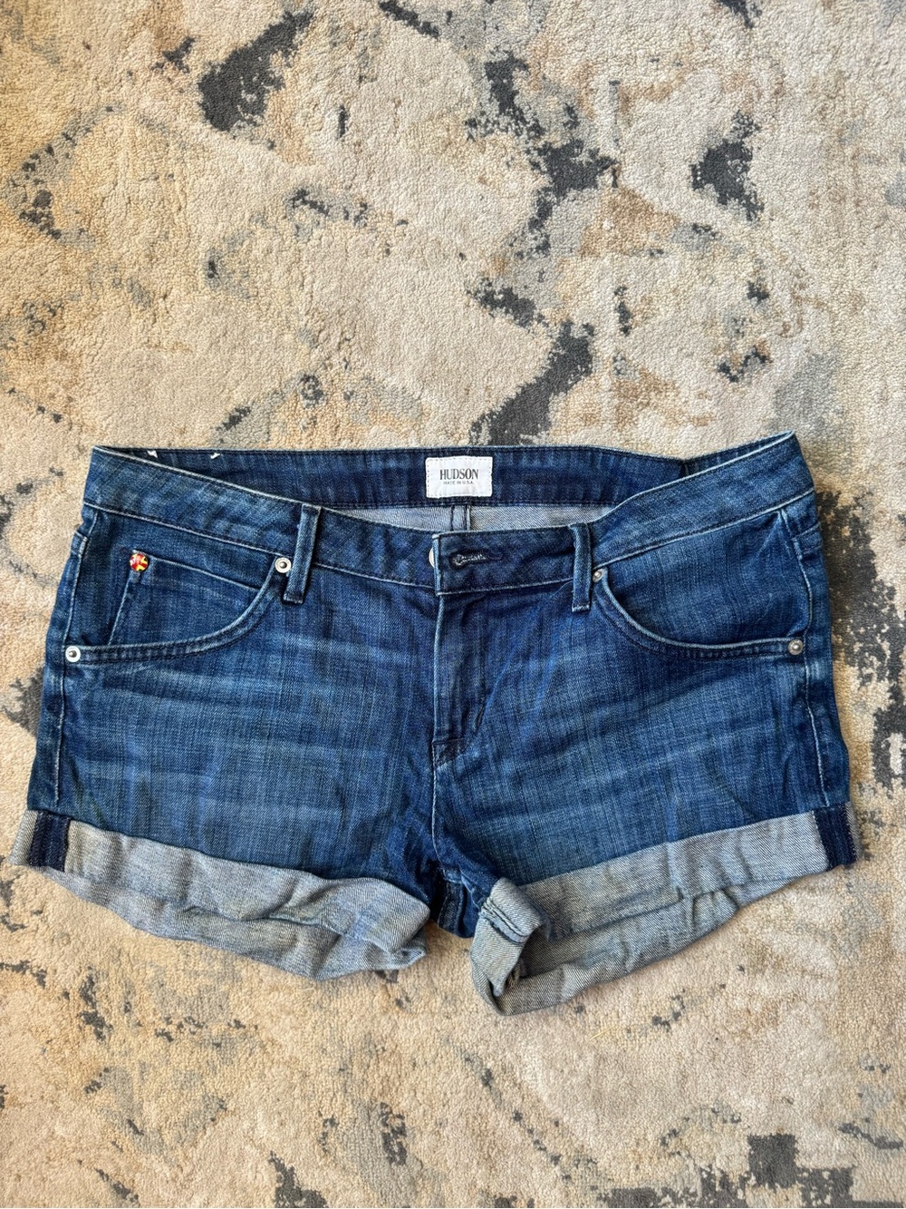 Hudson Denim Cuffed Shorts - Size 29